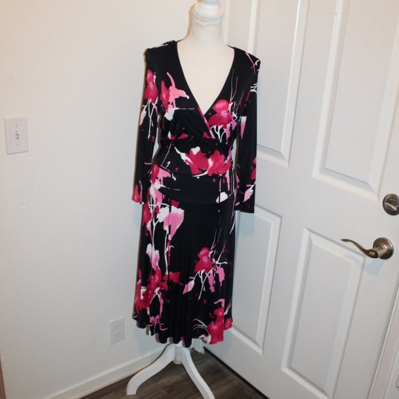 Escada Rayon Dress Women M - Picture 1 of 8